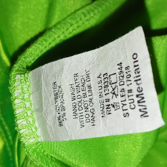 Free With Bundle Neon green mini dress - Picture 7 of 7